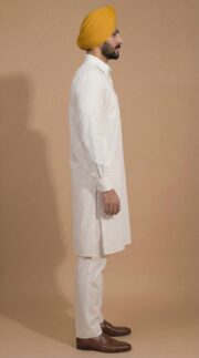 White Kurta Pajama - Image 2